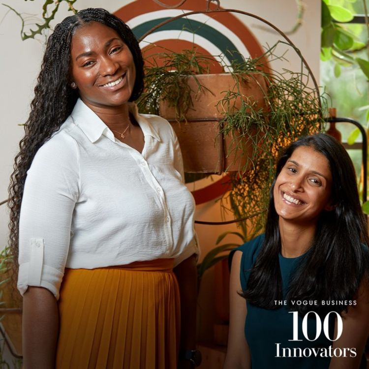 Jade posing with Sneha both smiling to camera