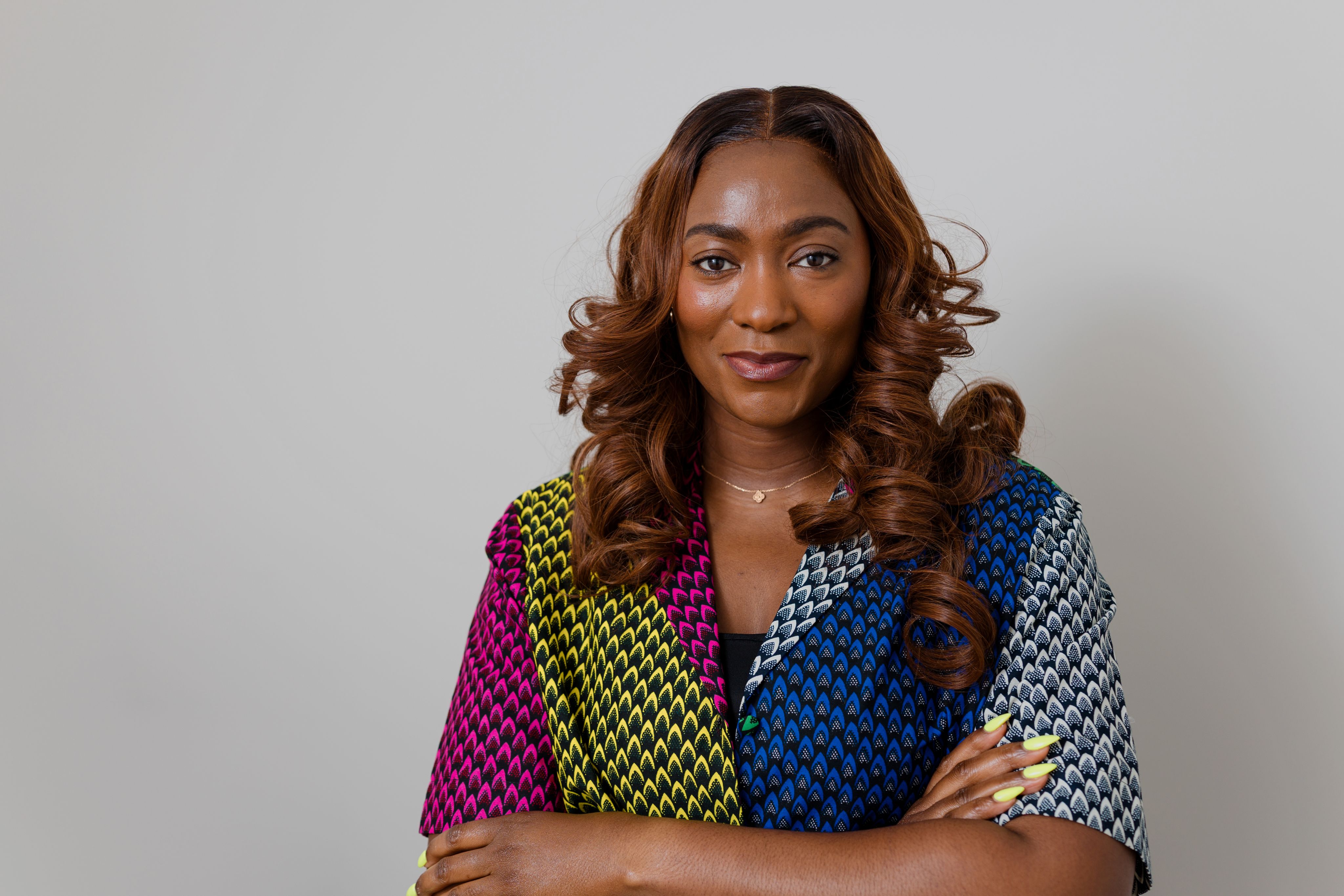 Portrait photograph of Jade Oyateru