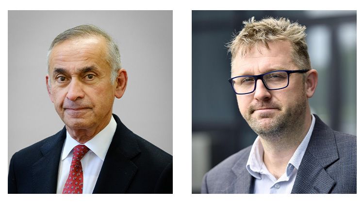 Professor Ara Darzi and James Titcombe OBE