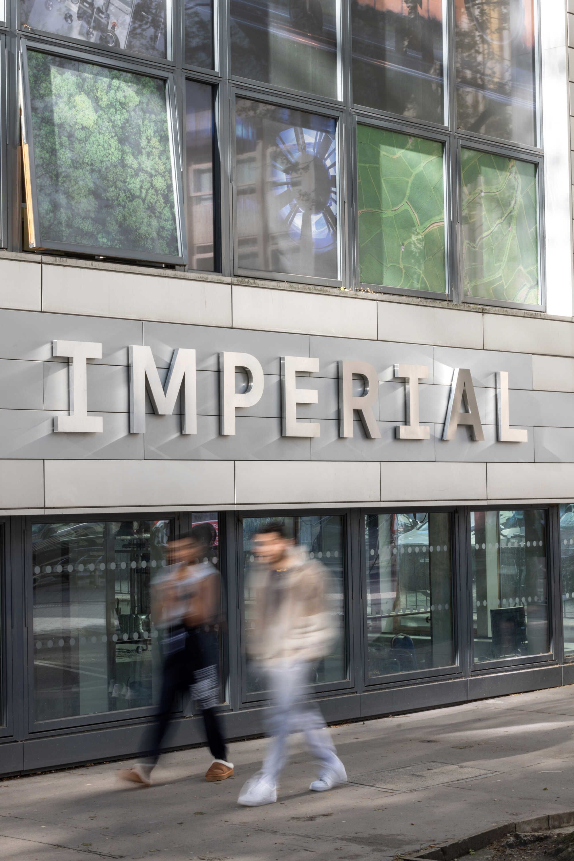 The Imperial logo on a wall