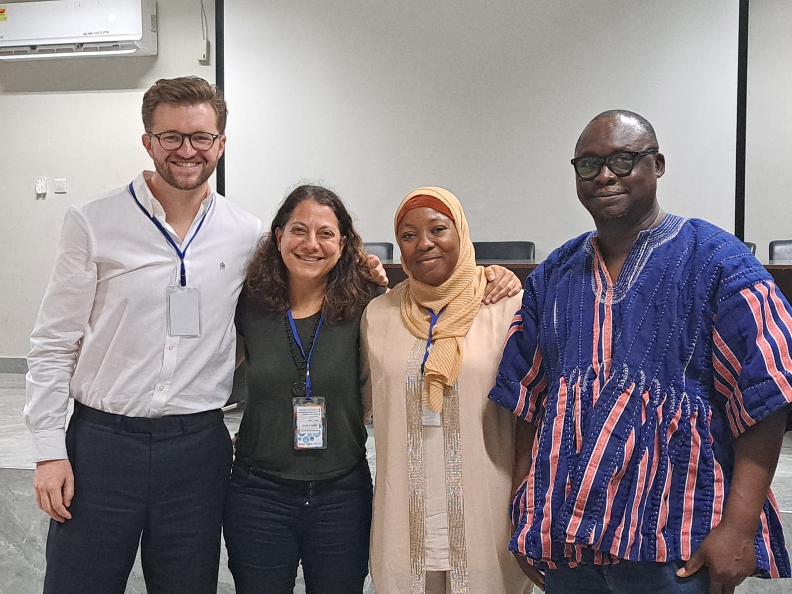 Talya with her PhD supervisory team