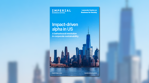Report cover - Impact driven alpha in US