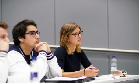 students in lecture