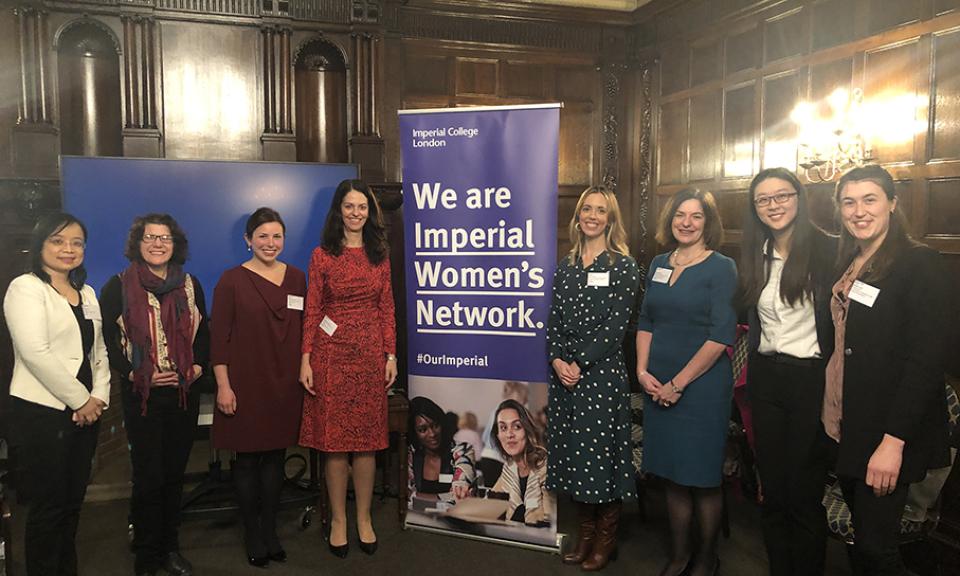 Speakers and committee members from the Imperial Women's Network Changes in organisational culture event