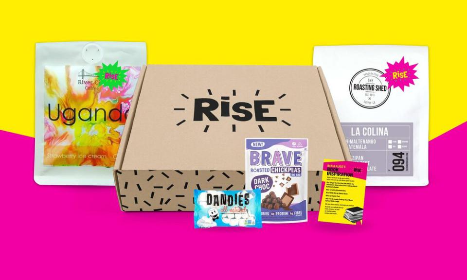 RISE coffee subscription box