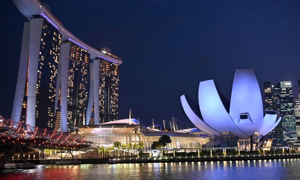 Singapore admits evening