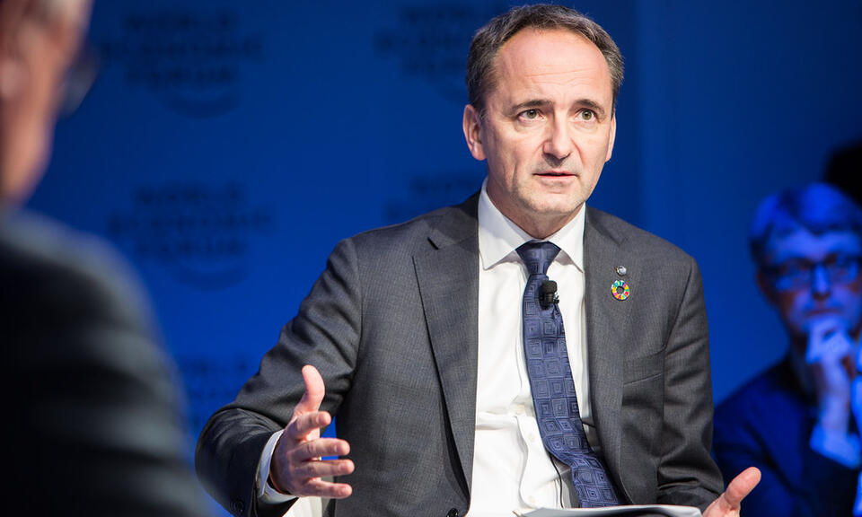 Photo of Jim Snabe at the World Economic Forum 