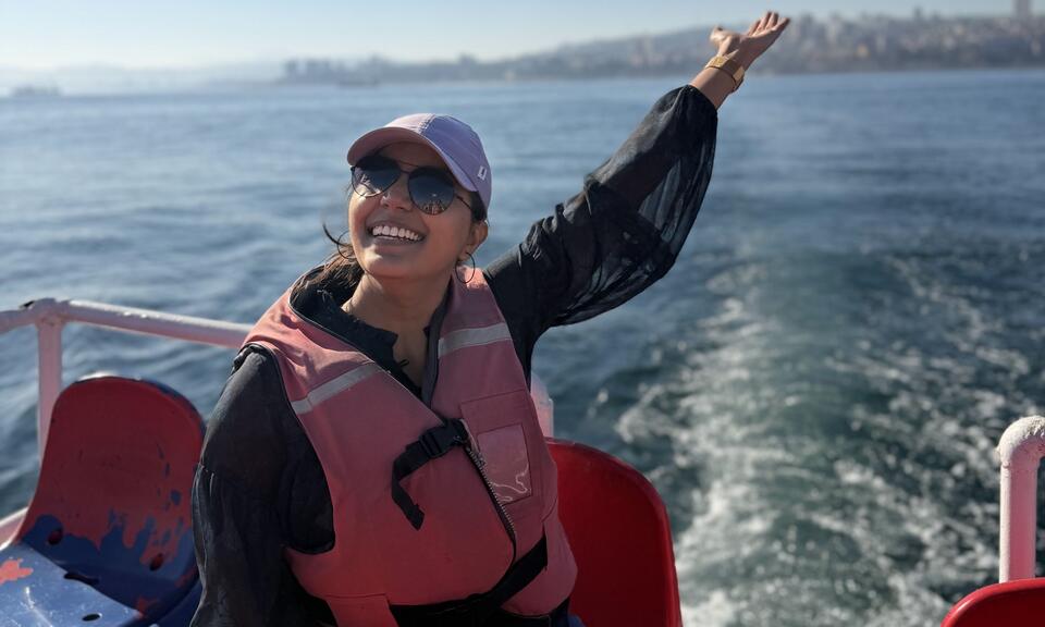 Rajeshwari, Full-Time MBA student Class of 2026, on the Global Experience Week in Chile