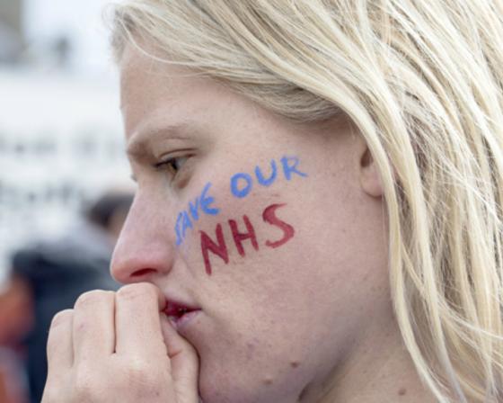 Save our NHS lady 