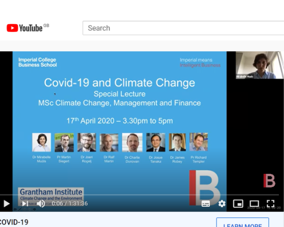 Covid 19 Climate Change Lecture