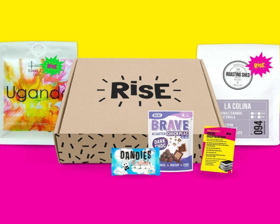 RISE coffee subscription box