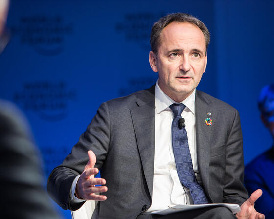 Photo of Jim Snabe at the World Economic Forum 