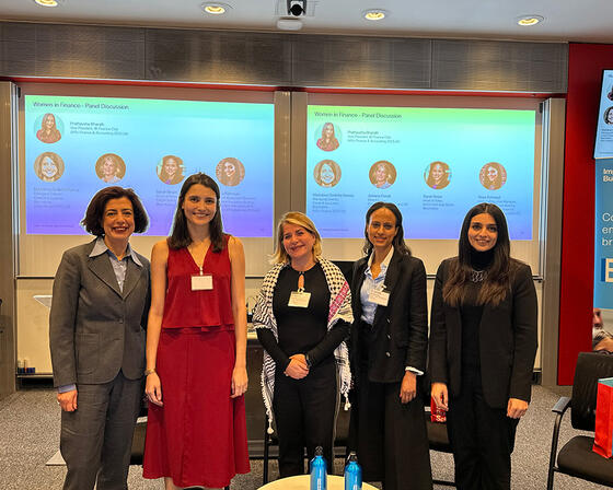 Women in finance panel