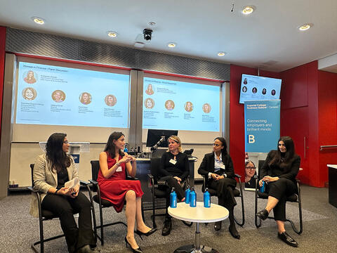 Women in finance panel discussion
