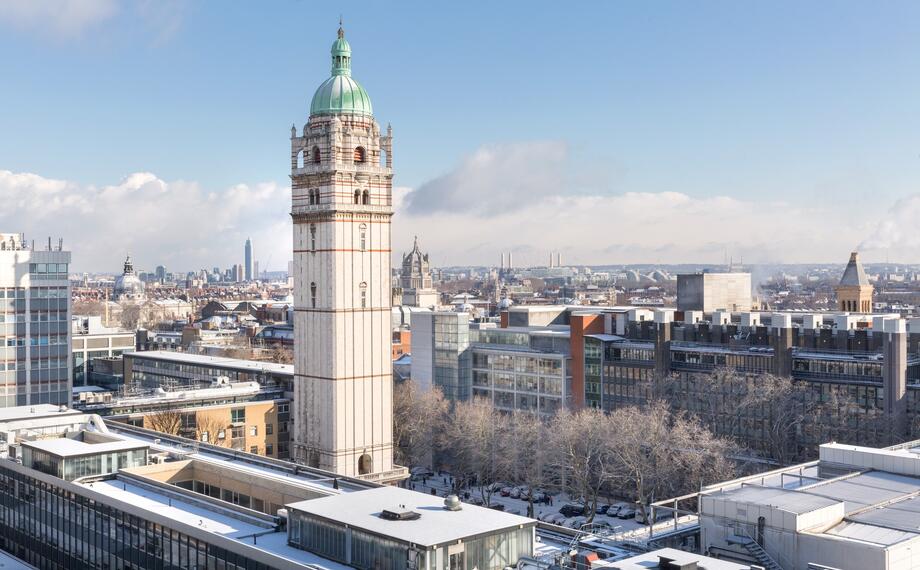 South Kensington campus aerial shot