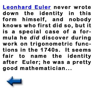 Image: Euler's Identity Story - text version available below