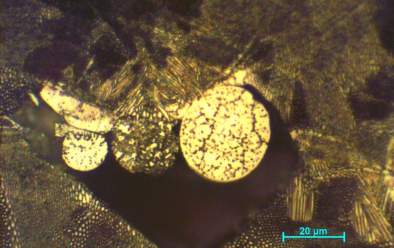 Unmelted particle defect in SLM 316L stainless steel