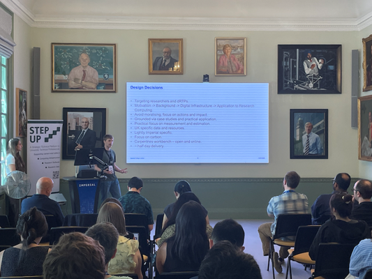 Launching our Digital Research Sustainability course at the sustainable research computing event