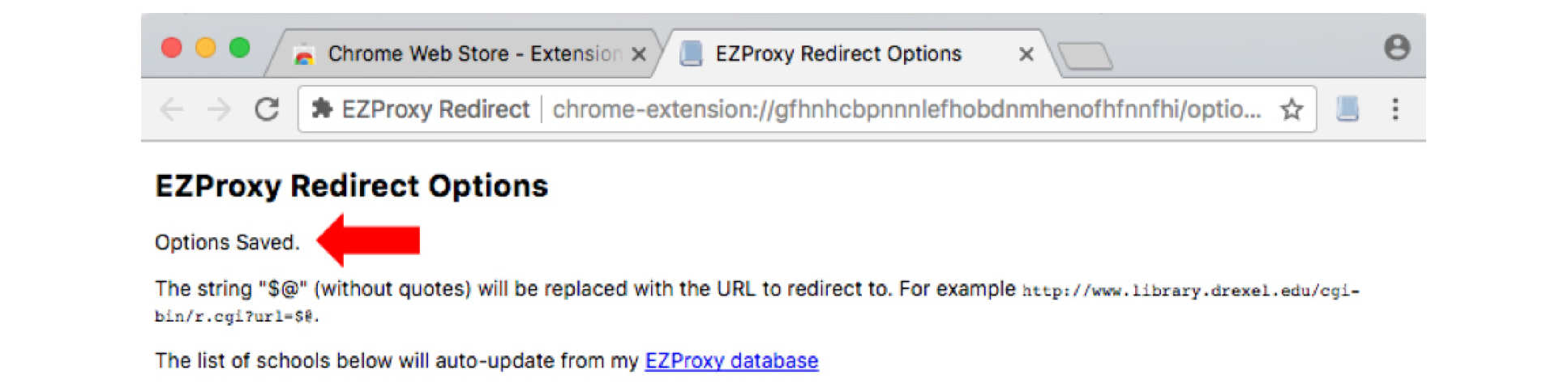 Chrome EZproxy