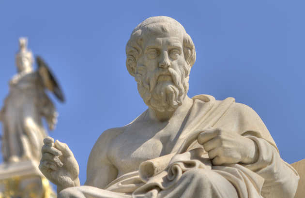 Statue of greek philosopher