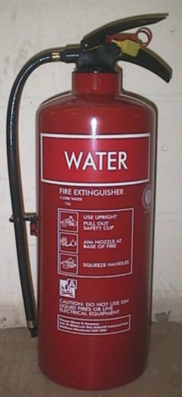 A water extinguisher