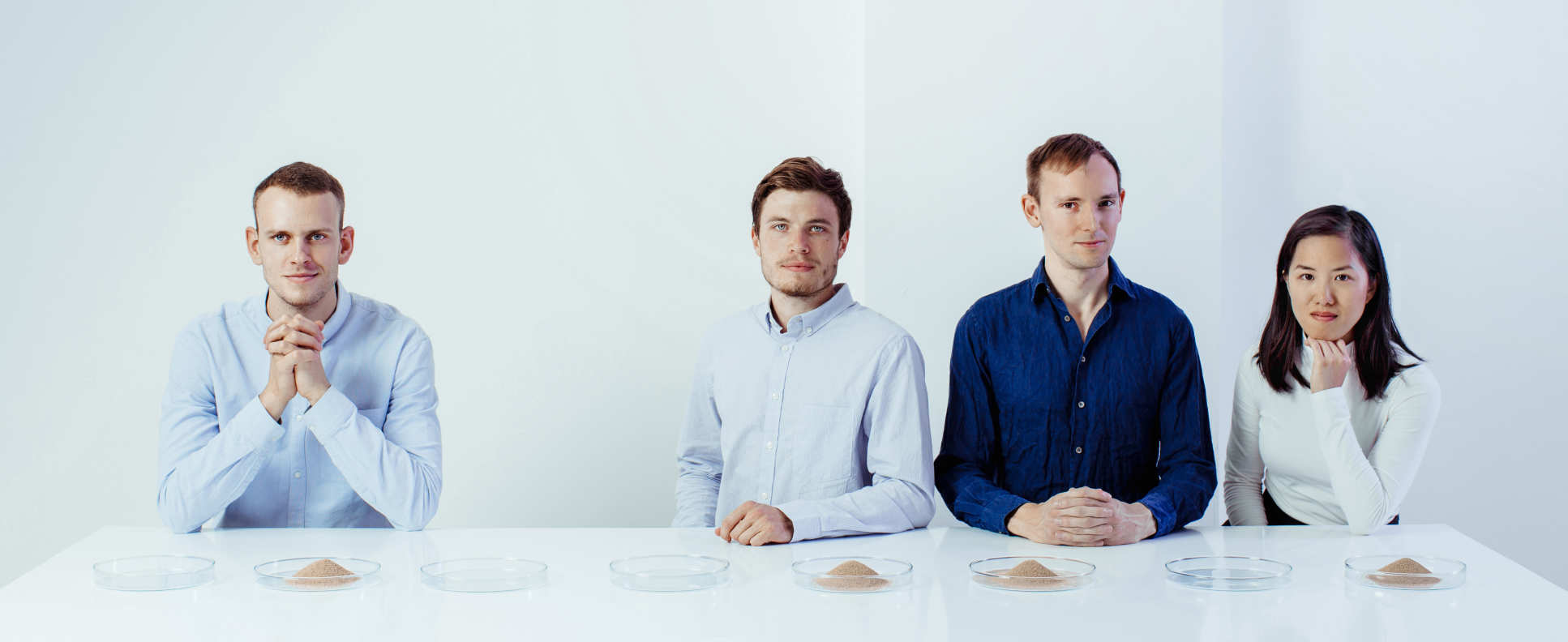 From left to right: Henrik Hagemann, Shayne Petkiewicz, Ben Reeve and Amanda You of CustoMem.