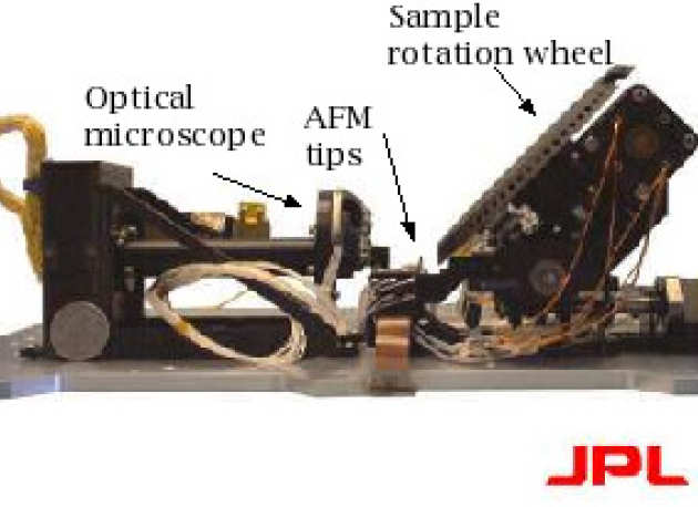 Fig 2. A flight copy of the Phoenix Microscopy Station