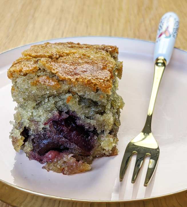 Cherry and White Chocolate Bake