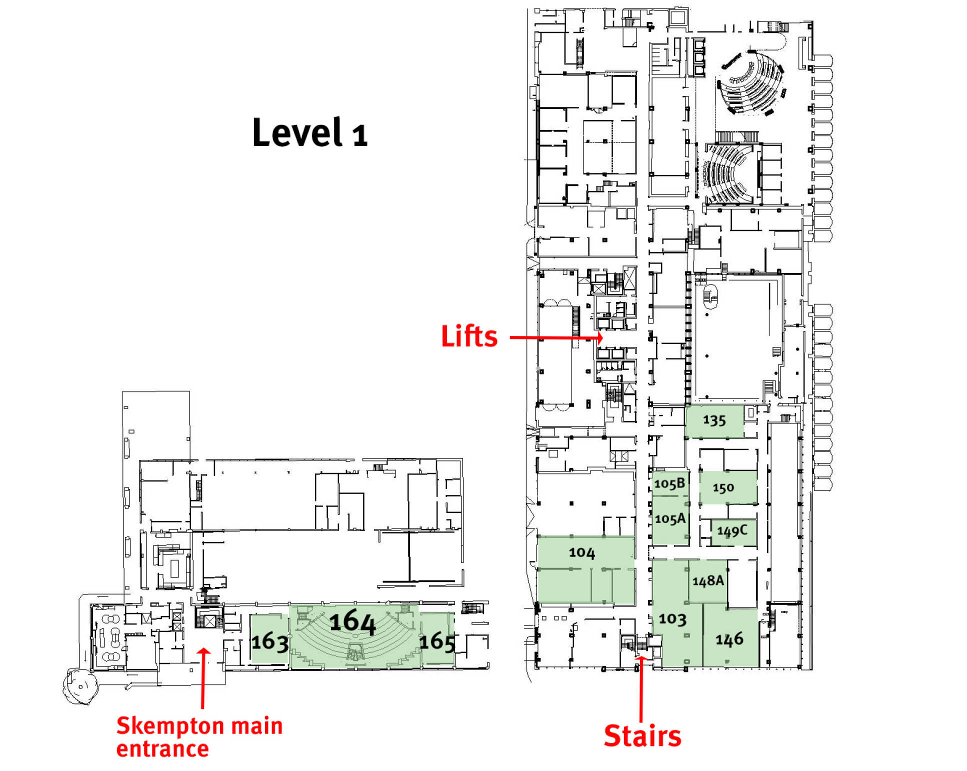 Level 1 floorplan