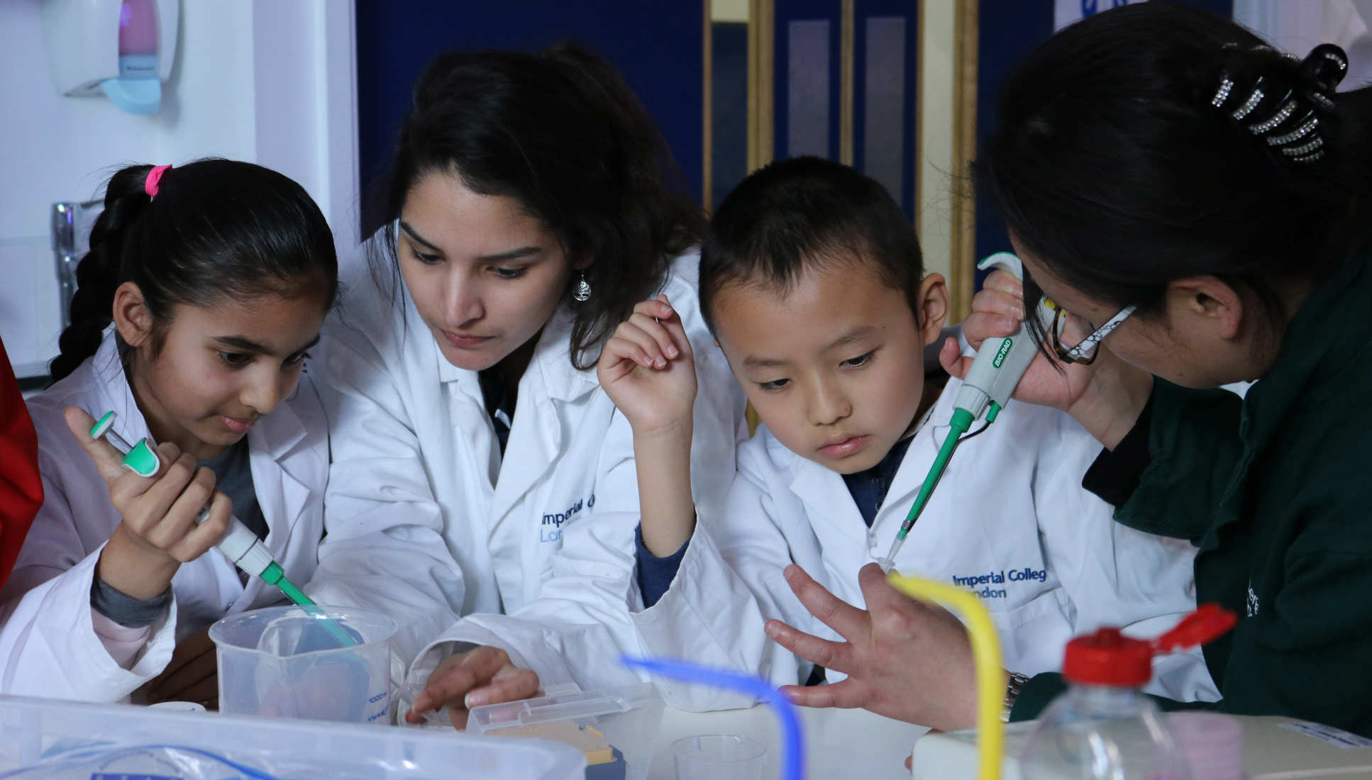 Children in lab