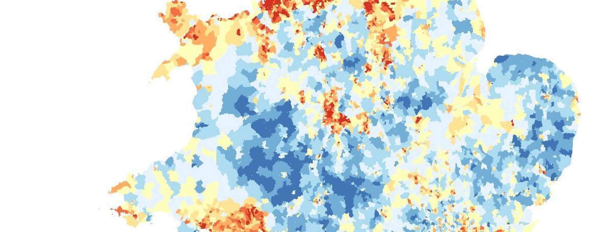 A heatmap of disease across the UK