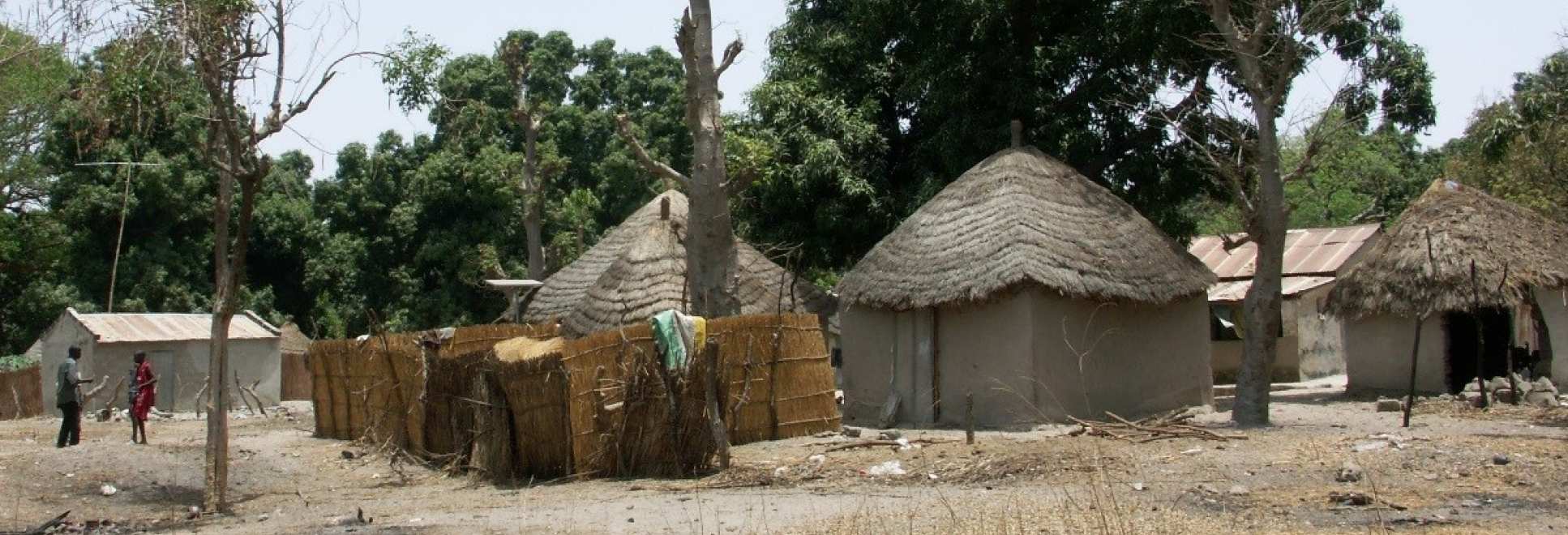 A village in rural Africa
