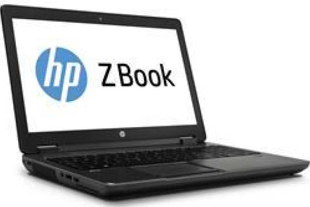 Photo of an HP zbook laptop