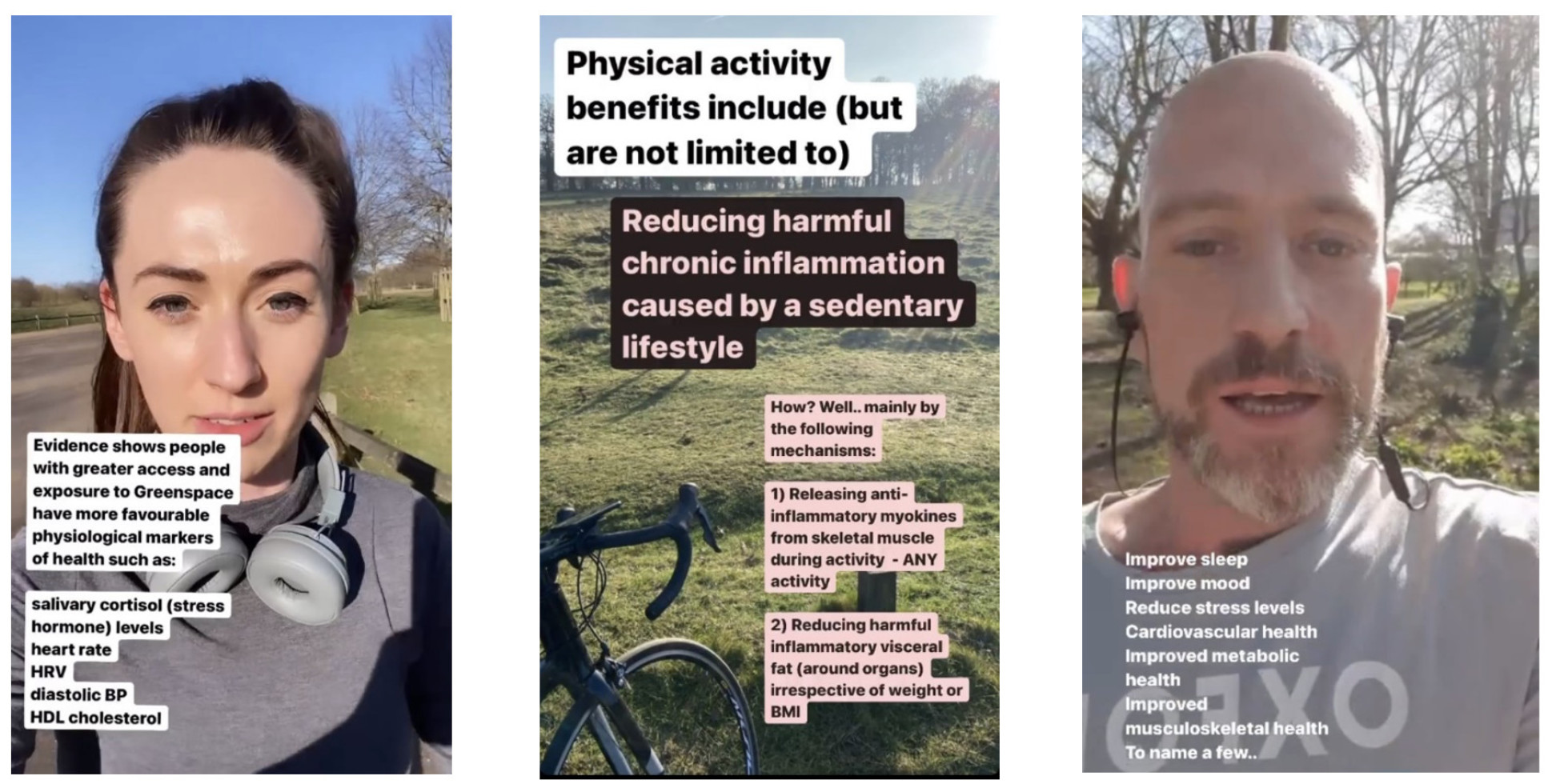 LMAP-related Instagram content delivered by Dr Amy Bannerman and Dr Christopher Harvey 