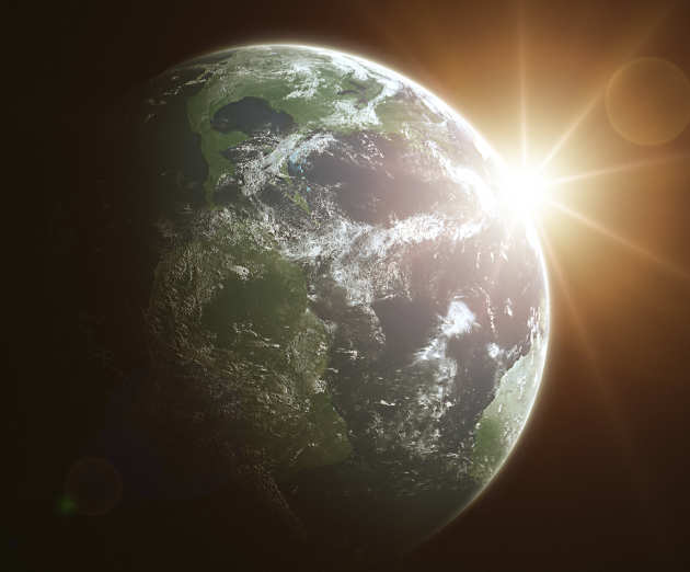 Earth and Sun