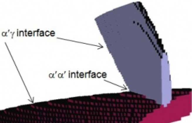   Schematic of the microstructure in steels.