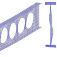 Advanced modelling of cellular beams