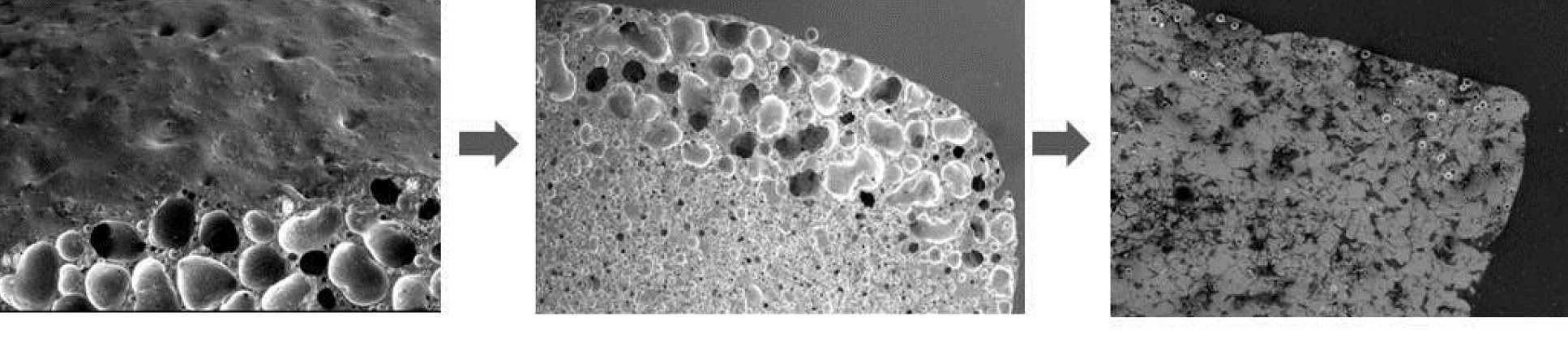 Cross-section SEM images