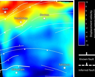 Deformation measurement and geological insight from InSAR for the rural UK