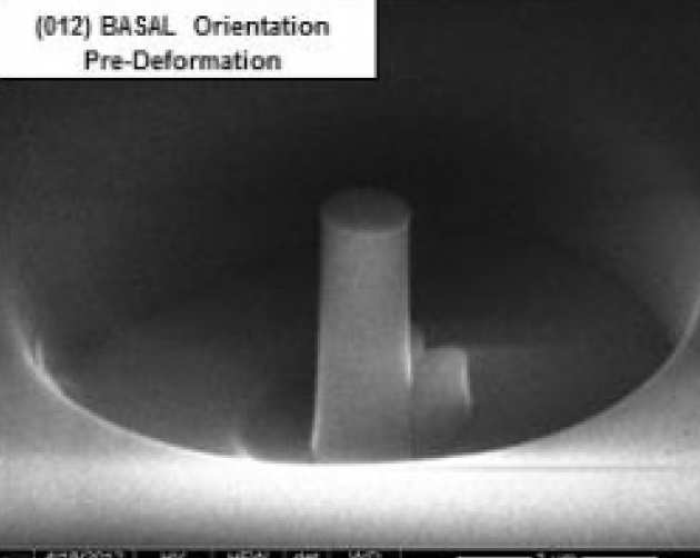 Developing high temperature nano-mechanical testing