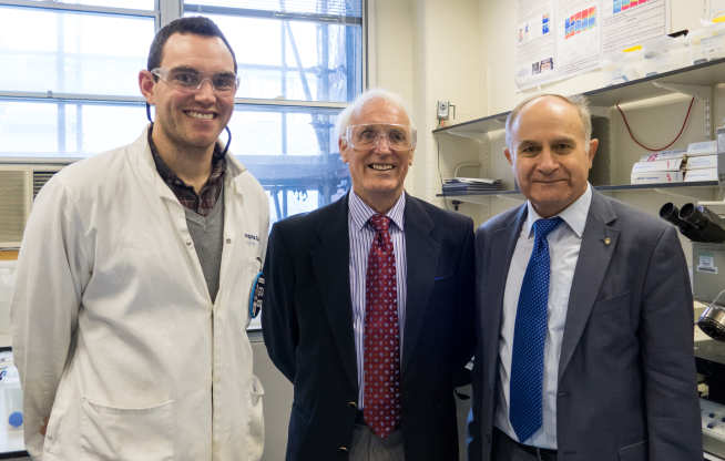 Andrew Ewing, Malcolm McIvor and Professor Sergei Kazarian