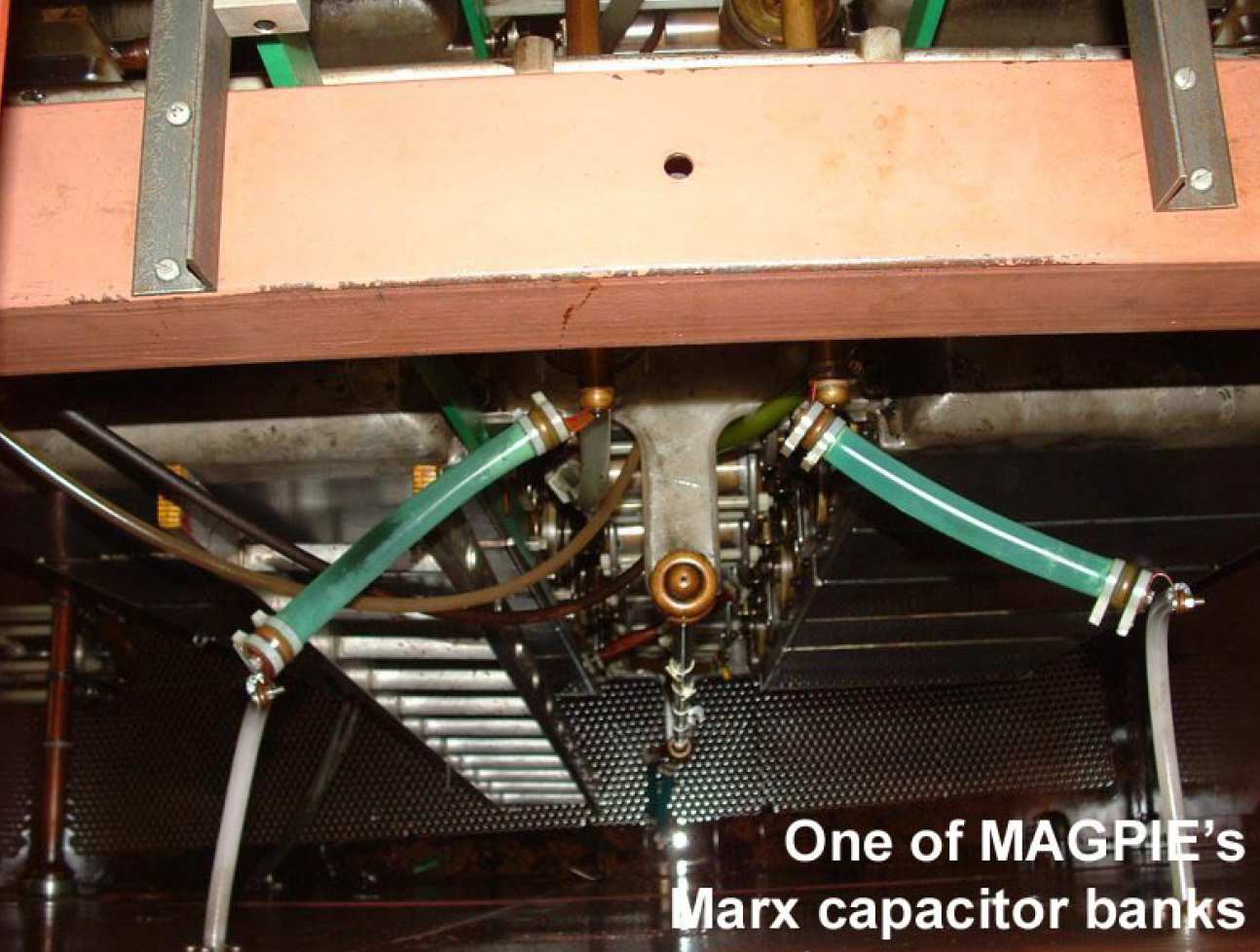 One of MAGPIE's Marx capacitor banks