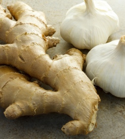 Garlic and ginger