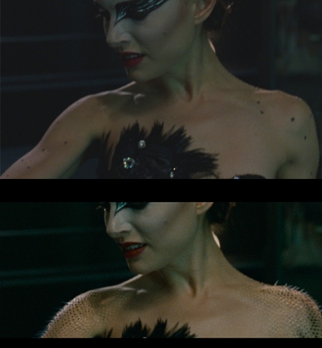 Visual effects used in Black Swan (image courtesy of Look FX)