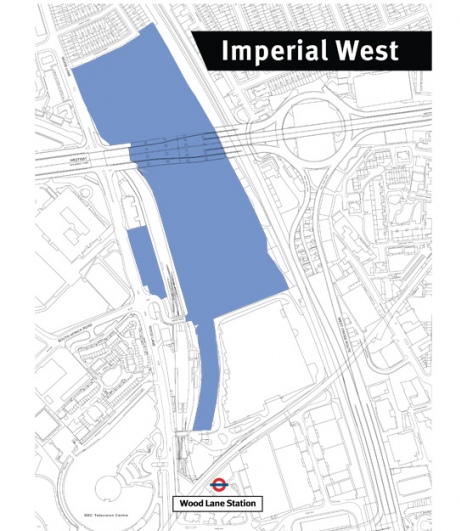 Map of the Imperial West site