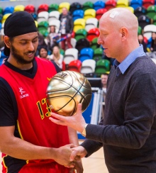 MVP Ranjodh Sanghera with Neil Mosley