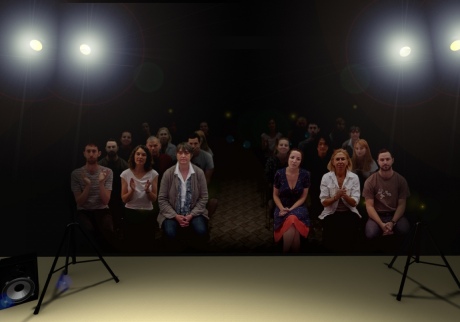 Performance simulator virtual audience
