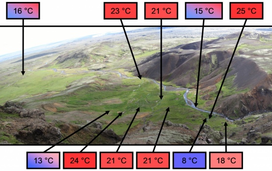 Some stream temperatures