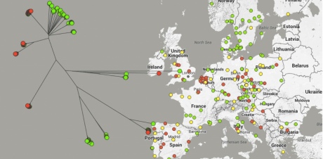 MRSA map