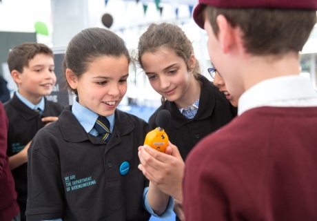 Pupils from Bishop Gilpin show off their bioengineering know-how